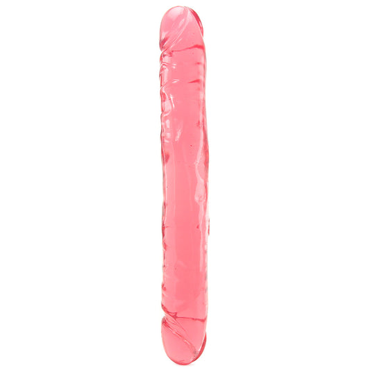Crystal Jellies 12 Inch Double Dildo in Pink