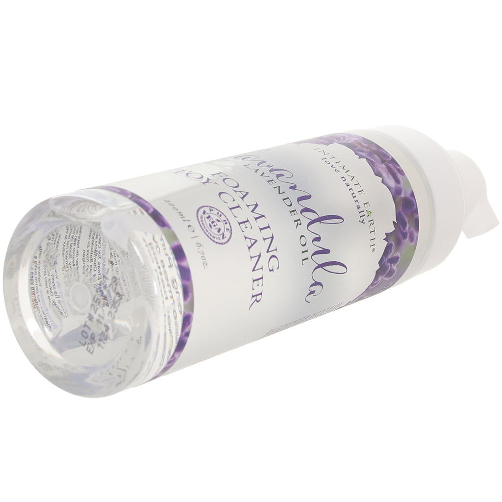 Intimate Earth Lavendula Lavender Oil Foaming Toy Cleaner in 6.7oz/200ml - Vibrators - HoneyHugs Canada (View 7)