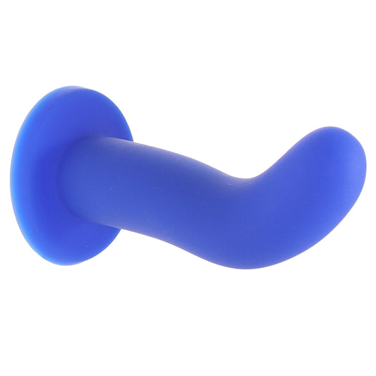 WhipSmart Curved 5.5 Inch Remote Vibe in Blue