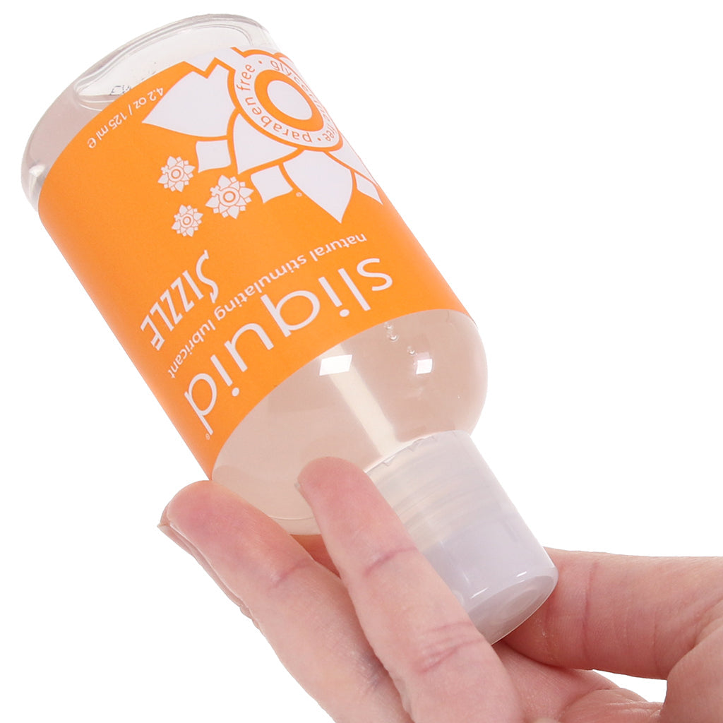 Sliquid Naturals Sizzle: Ignite Your Passion with Warming & Stimulating Lubricant (4.2oz)