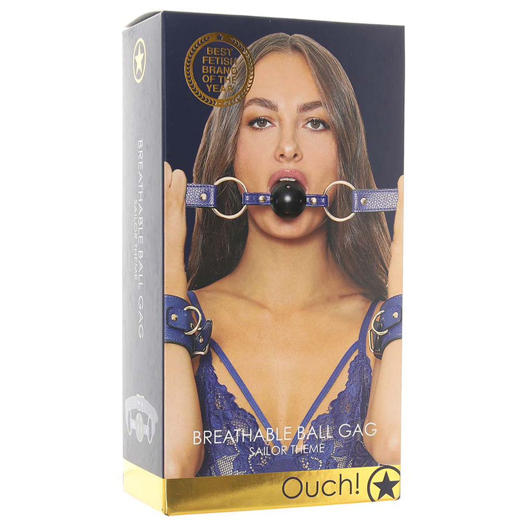 Ouch! Sailor Themed Breathable Ball Gag