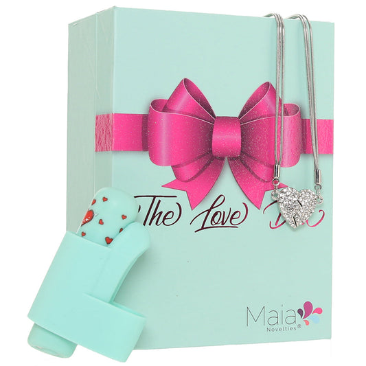 Maia The Love Box Finger Vibe & Necklace Gift Set - Vibrators - HoneyHugs Canada
