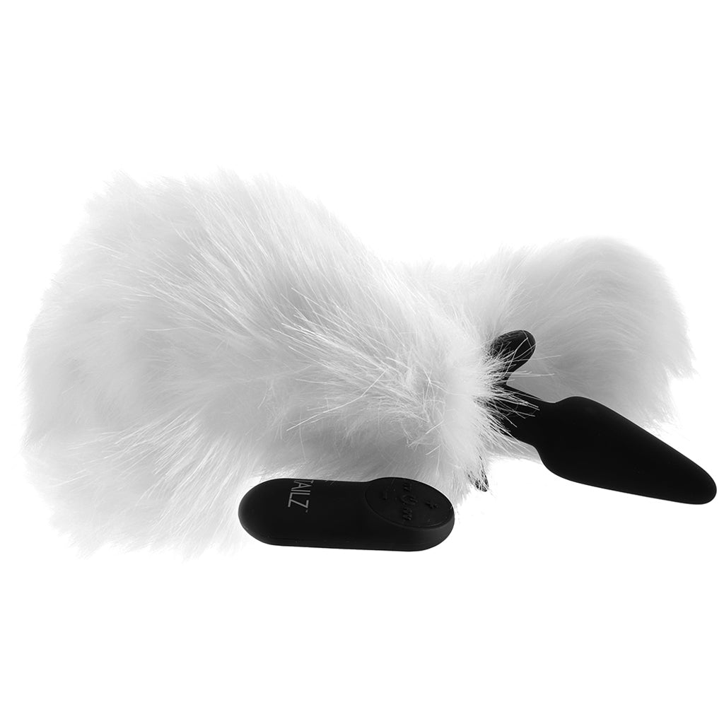 Tailz Tailz White Fox Remote Vibrating Anal Plug - Vibrators - HoneyHugs Canada (View 3)