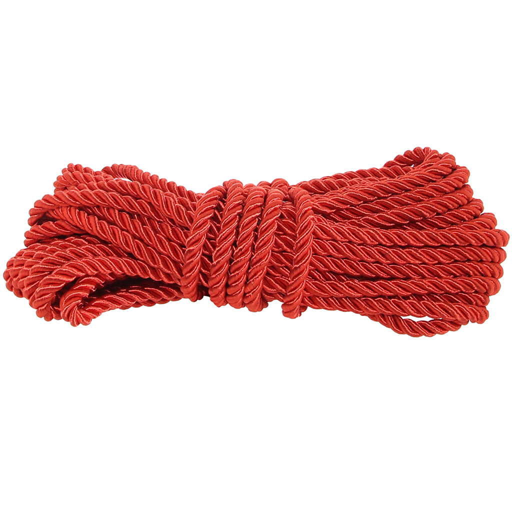 Ouch! Crimson Desire: 32.8'/10m Luxurious Red Bondage Rope