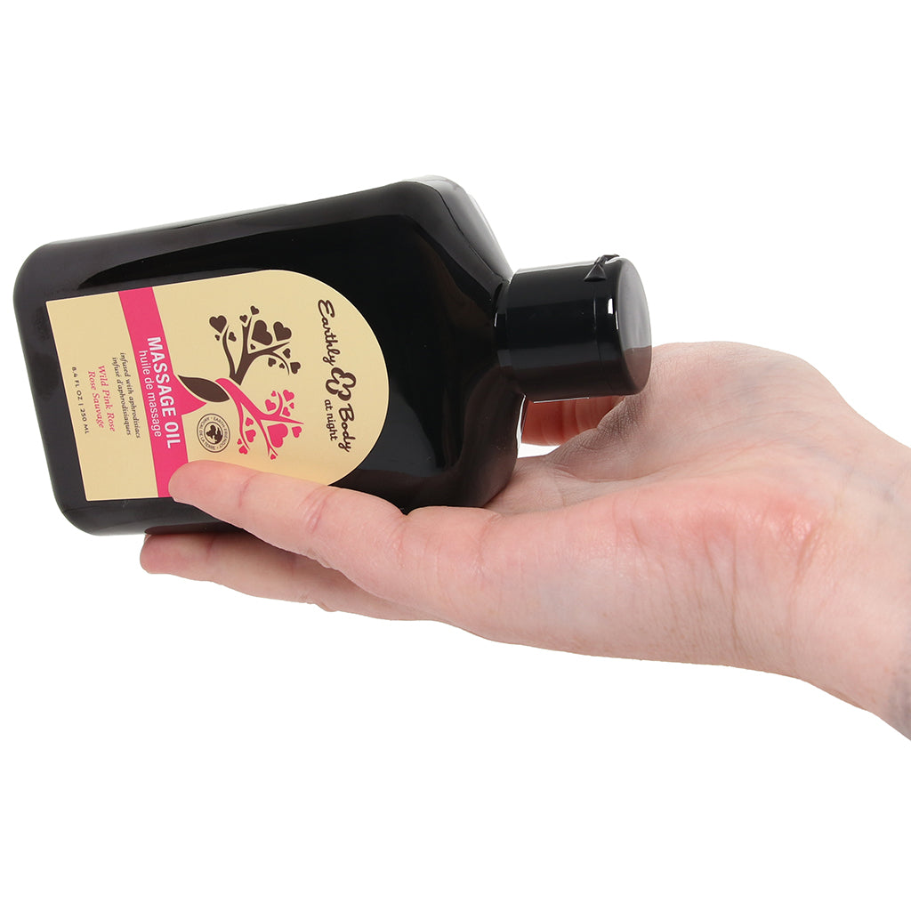 At Night Massage Oil 8.4oz/250ml in Wild Pink Rose