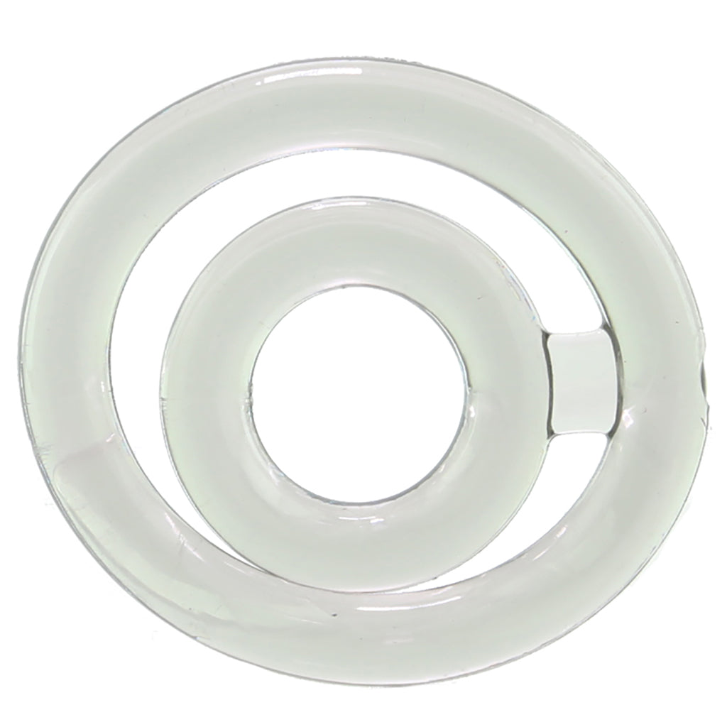 Zero Tolerance Bullseye Double Loop Cock Ring in Smoke | Elevated Pleasure & Performance