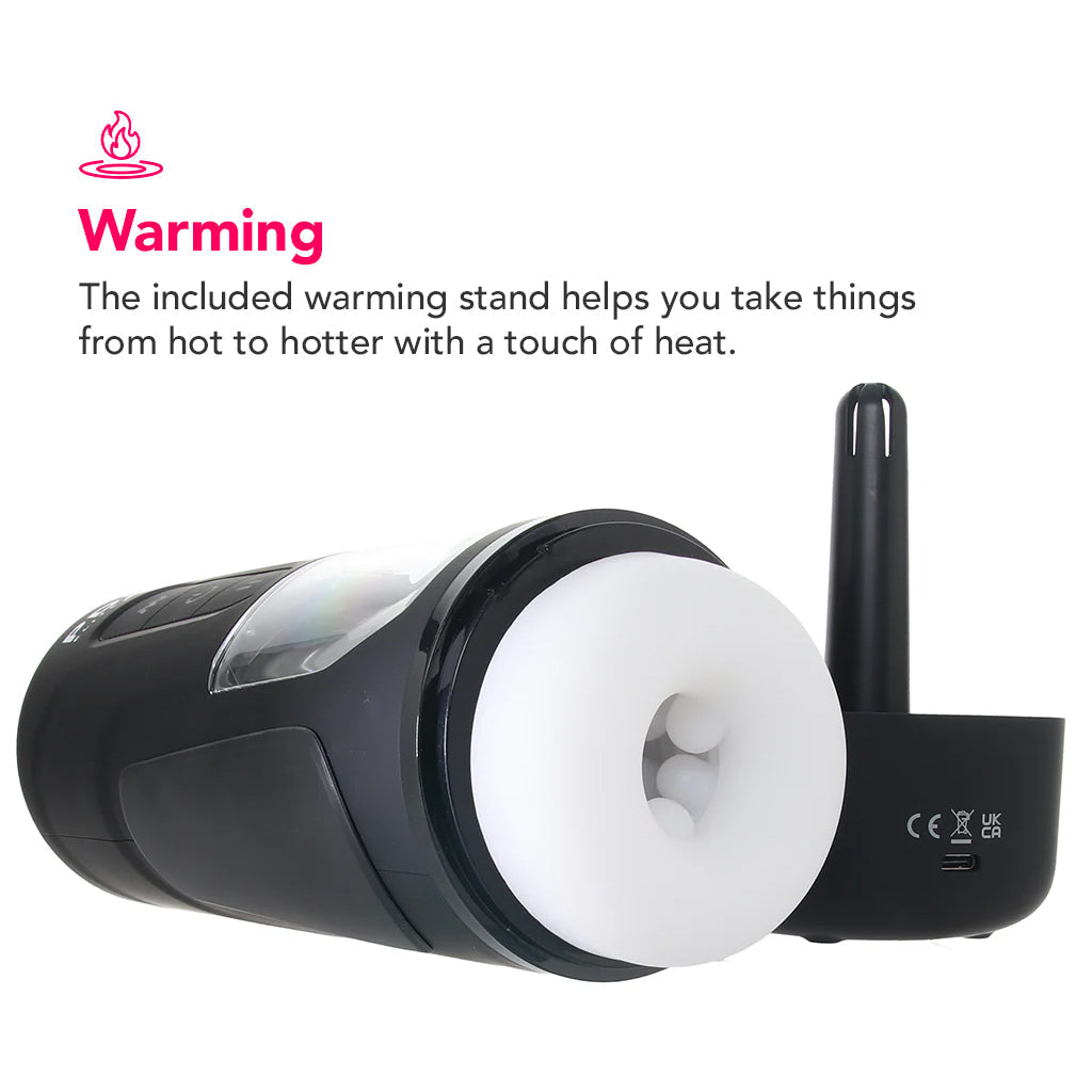 Pipedream Extreme Toyz PDX Elite Milk Me Hotter Auto Stroker with Heating Base - Male Masturbators - HoneyHugs Canada (View 2)