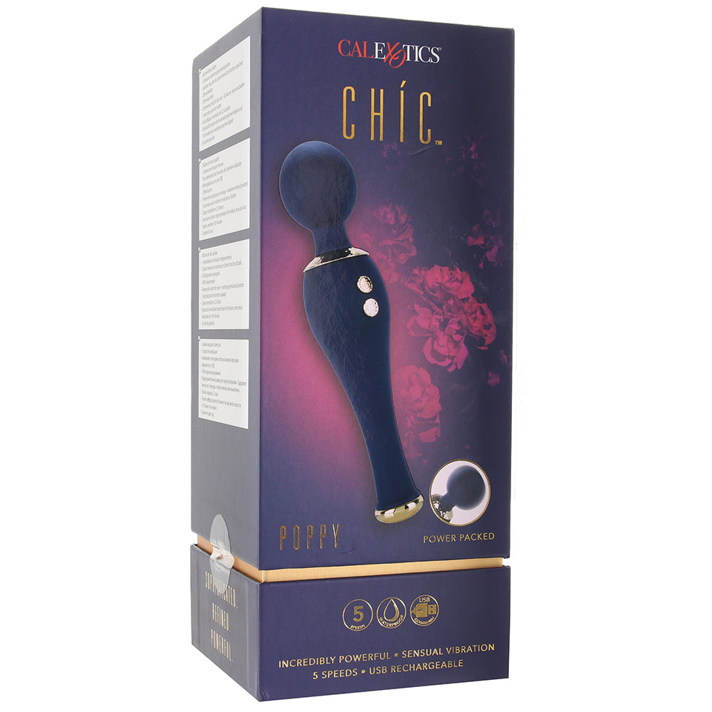CalExotics Chíc Poppy Rechargeable Massager - Vibrators - HoneyHugs Canada (View 6)