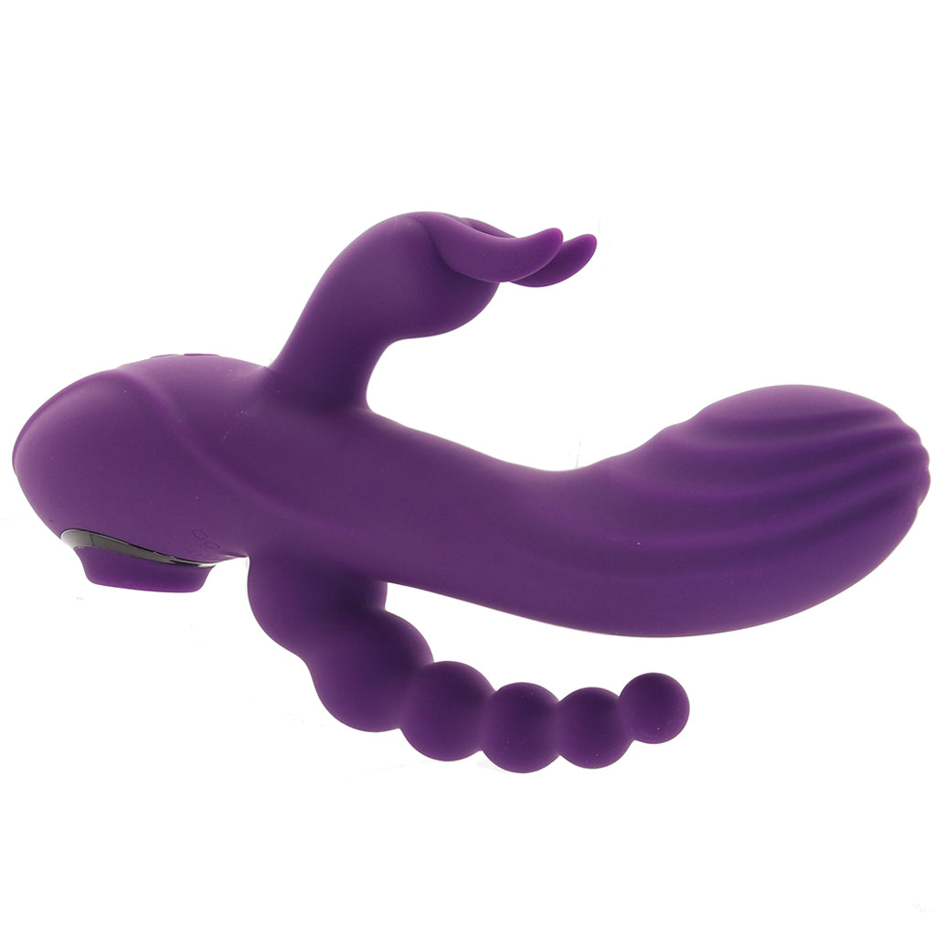 Fourgasm Triple Stimulator Sucking Rabbit Vibe