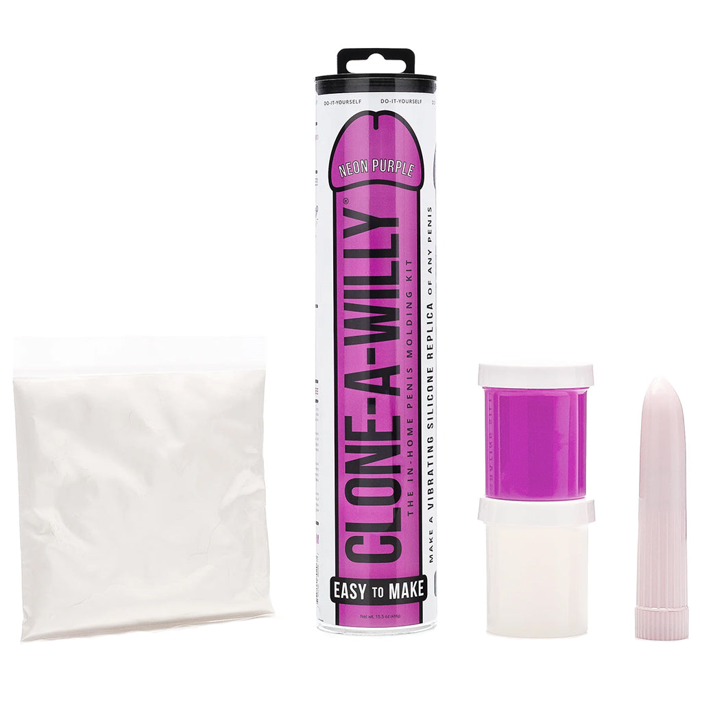 Clone-A-Willy Vibrator Kit in Neon Purple