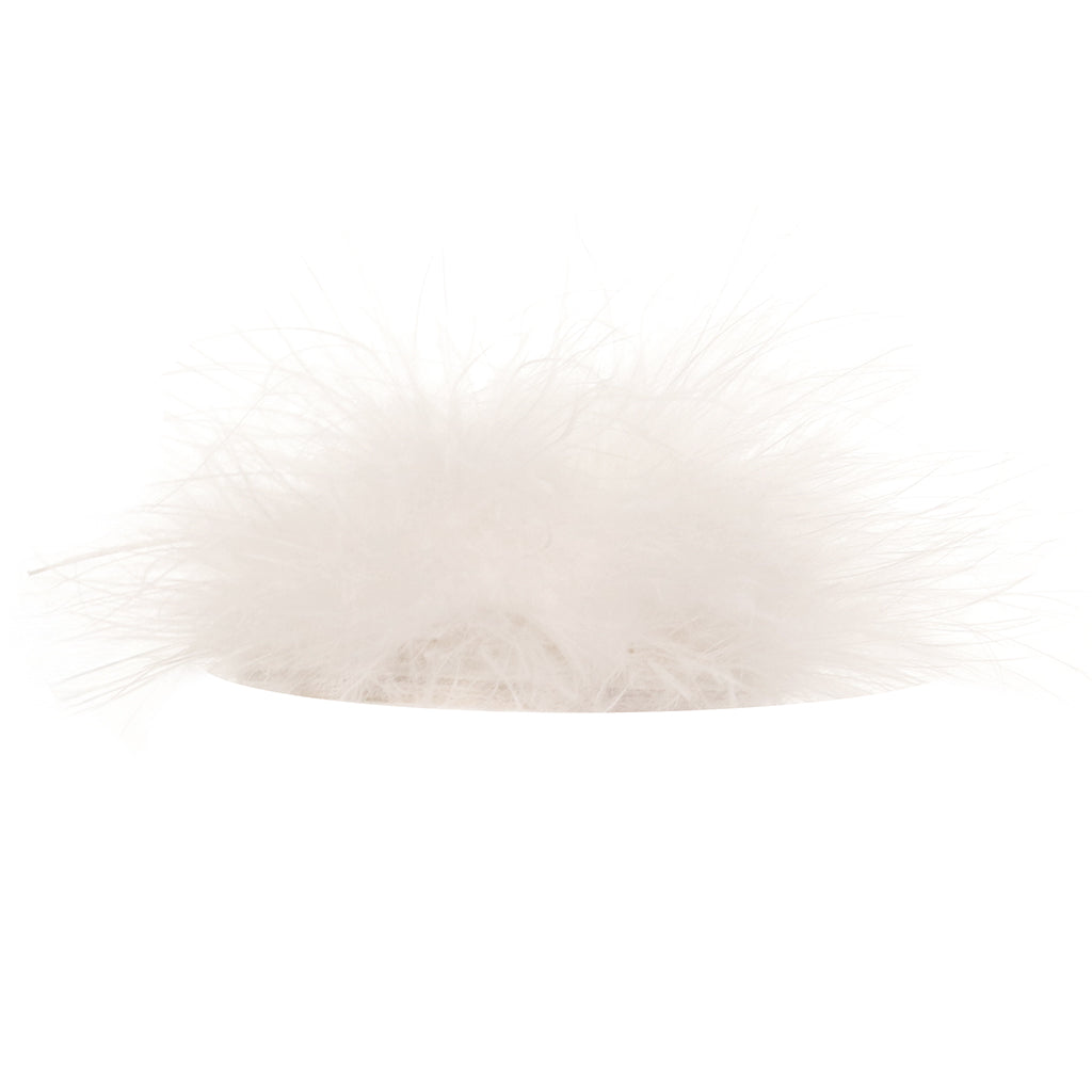 Nipple Couture White Marabou Covers