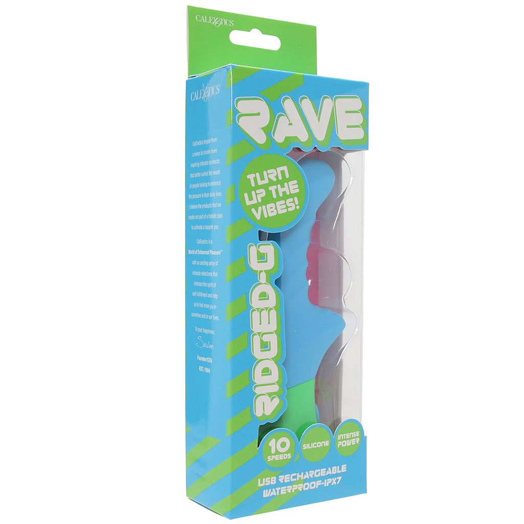 CalExotics Rave Silicone Ridged-G Vibe - Vibrators - HoneyHugs Canada (View 6)