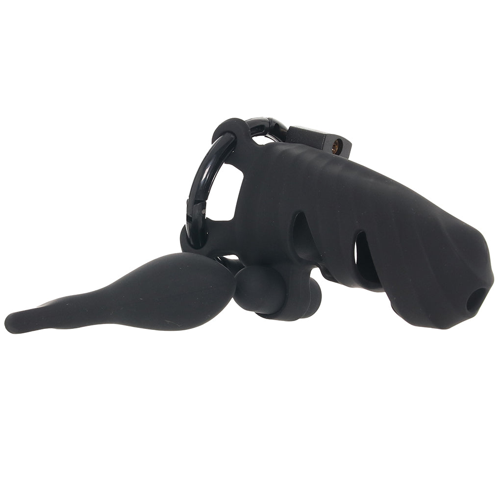Fantasy C-Ringz Fantasy C-Ringz Cock Blocker with Ass-Gasm Plug - Vibrators - HoneyHugs Canada