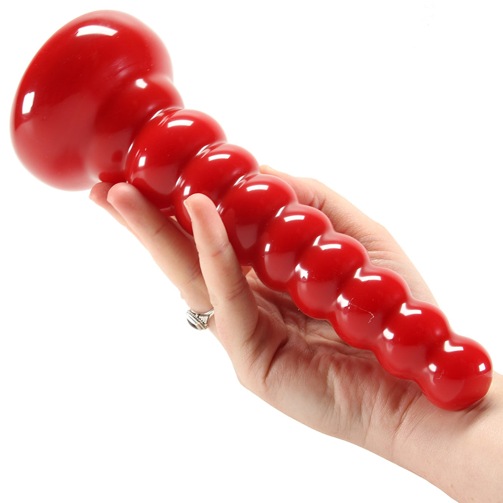 Red Boy Red Ringer Anal Wand: Extra Long, Textured for Deep Pleasure