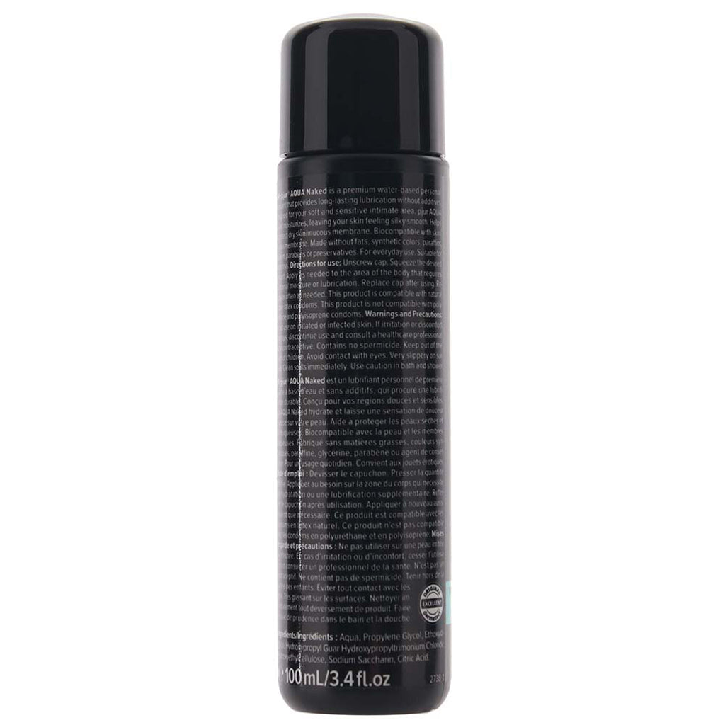 Pjur Aqua Naked Water Based Lubricant in 3.4oz/100ml