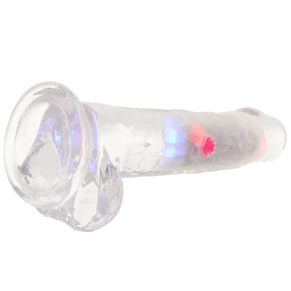 RealRock RealRock 6 Inch Light Up Vibrating Ballsy Dildo - Vibrators - HoneyHugs Canada (View 5)