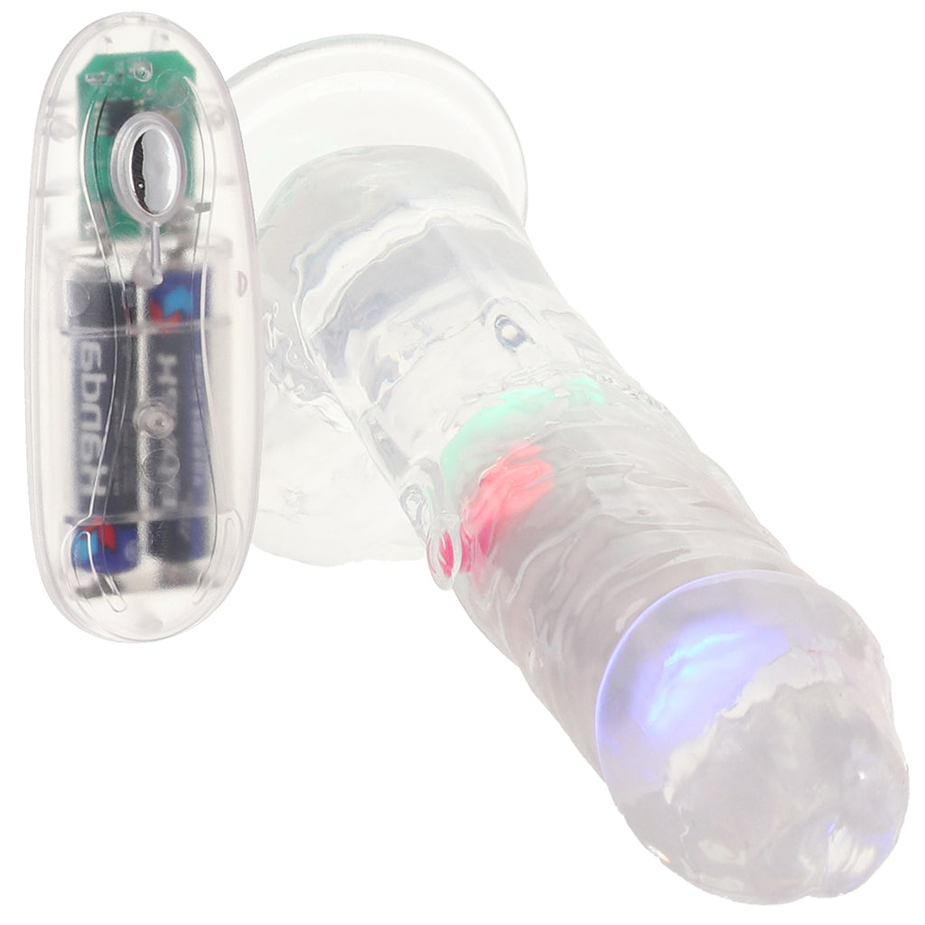 RealRock RealRock 7 Inch Light Up Vibrating Ballsy Dildo - Vibrators - HoneyHugs Canada (View 2)