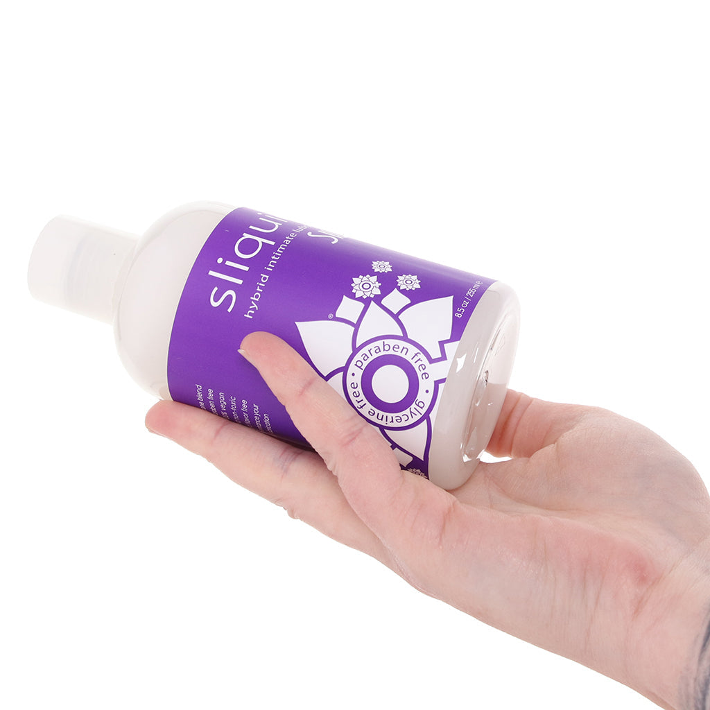 Sliquid Naturals Silk Hybrid Lubricant 8.5oz – Unrivaled Silky Smoothness for Intimate Pleasure