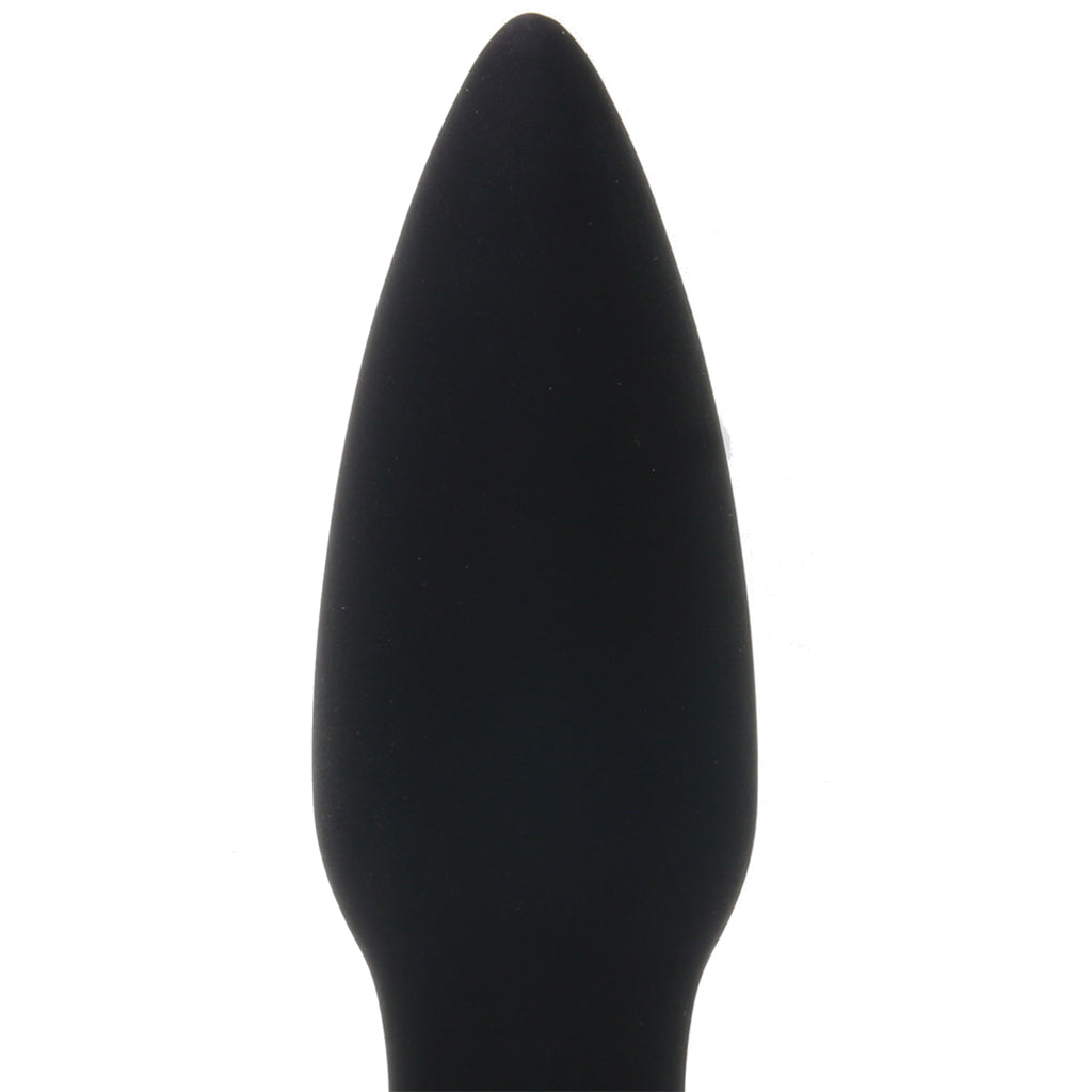 Small Rechargeable Anal Plug in Black