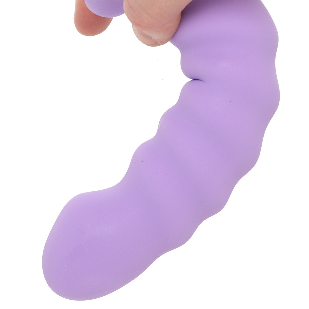 colours Colours 5 Inch Ribbed Remote Vibe in Purple - Vibrators - HoneyHugs Canada (View 8)