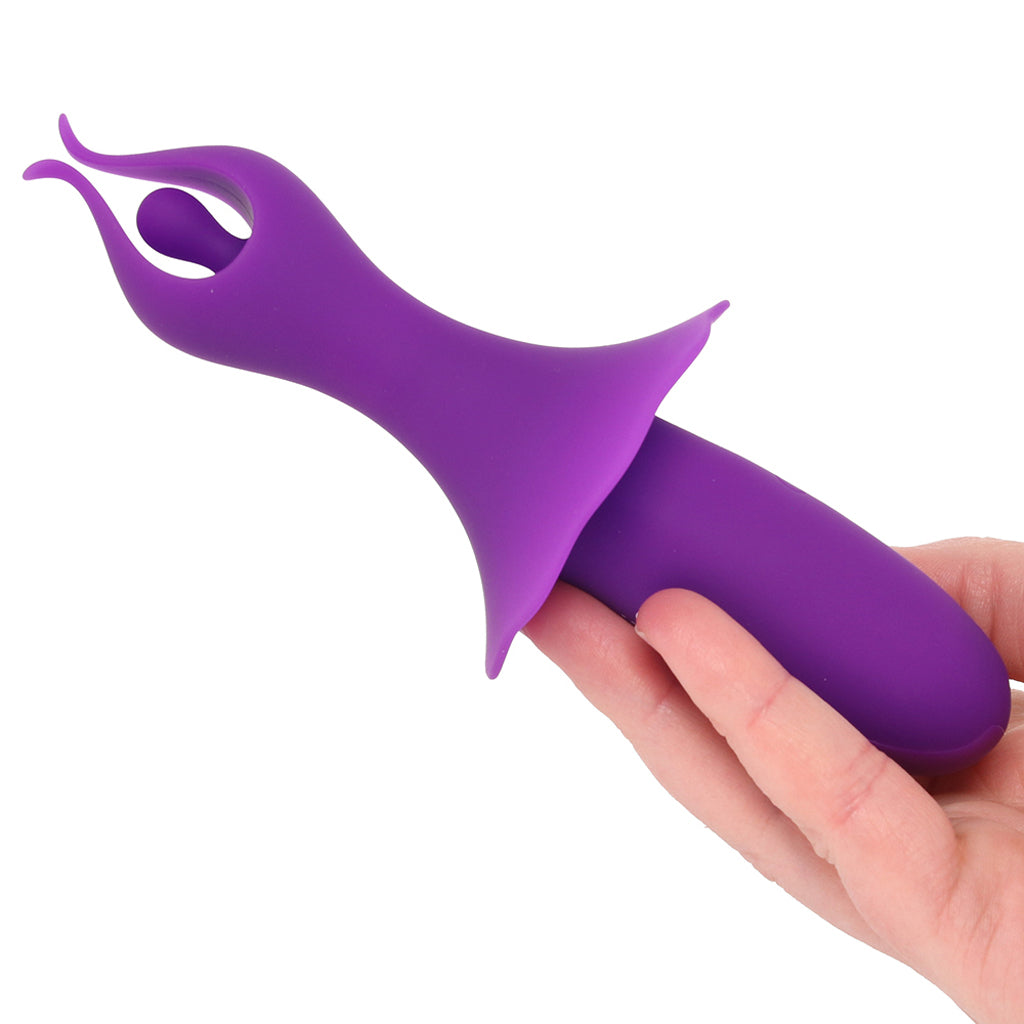 Maia Sienna Fluttering Silicone Vibe in Purple - Vibrators - HoneyHugs Canada (View 4)