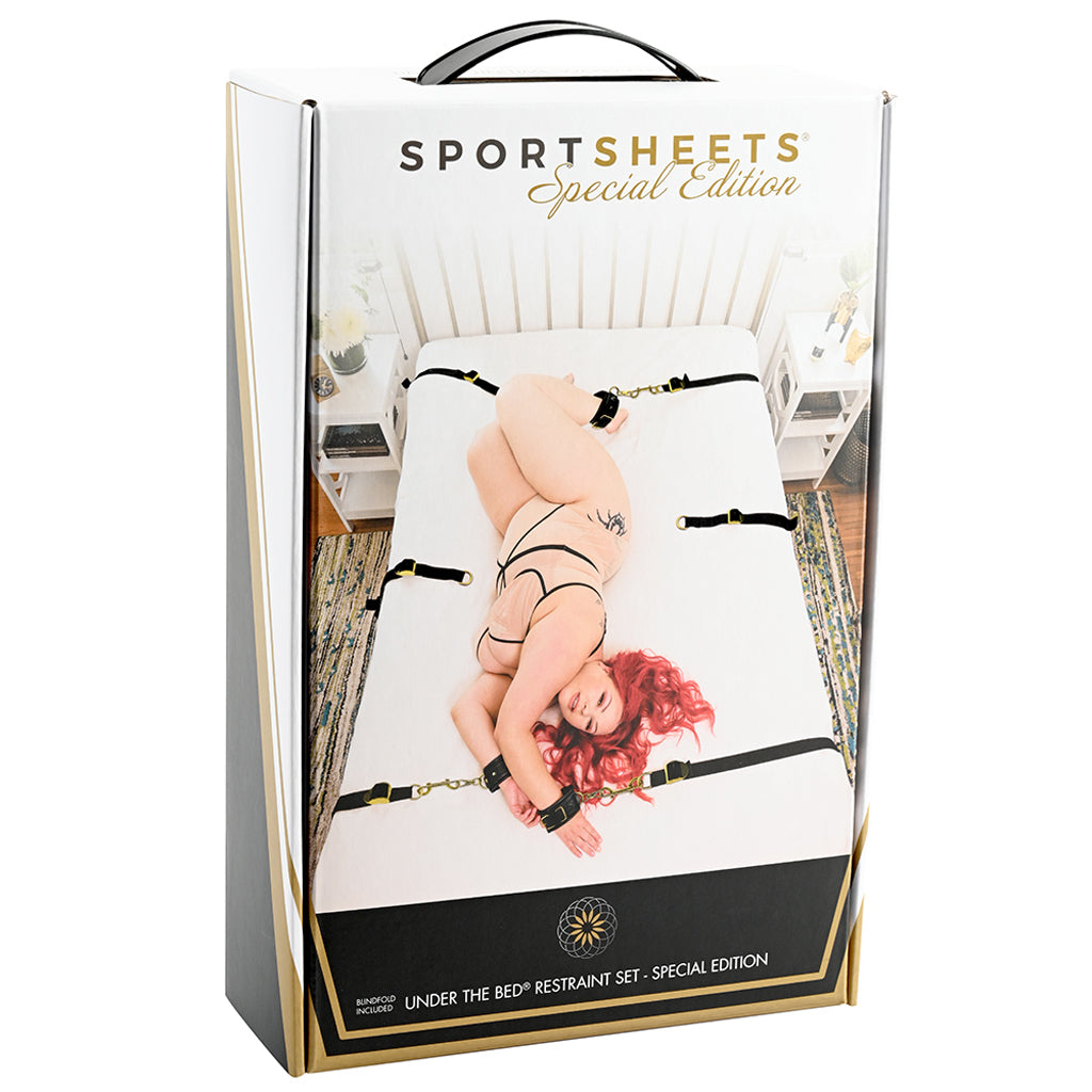 Sportsheets Special Edition Under Bed Restraint System: Luxury Kink & Discreet Play