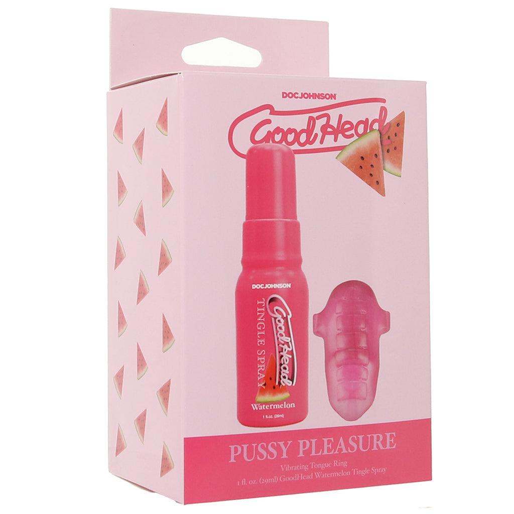 GoodHead Pussy Pleasure Party Kit in Watermelon