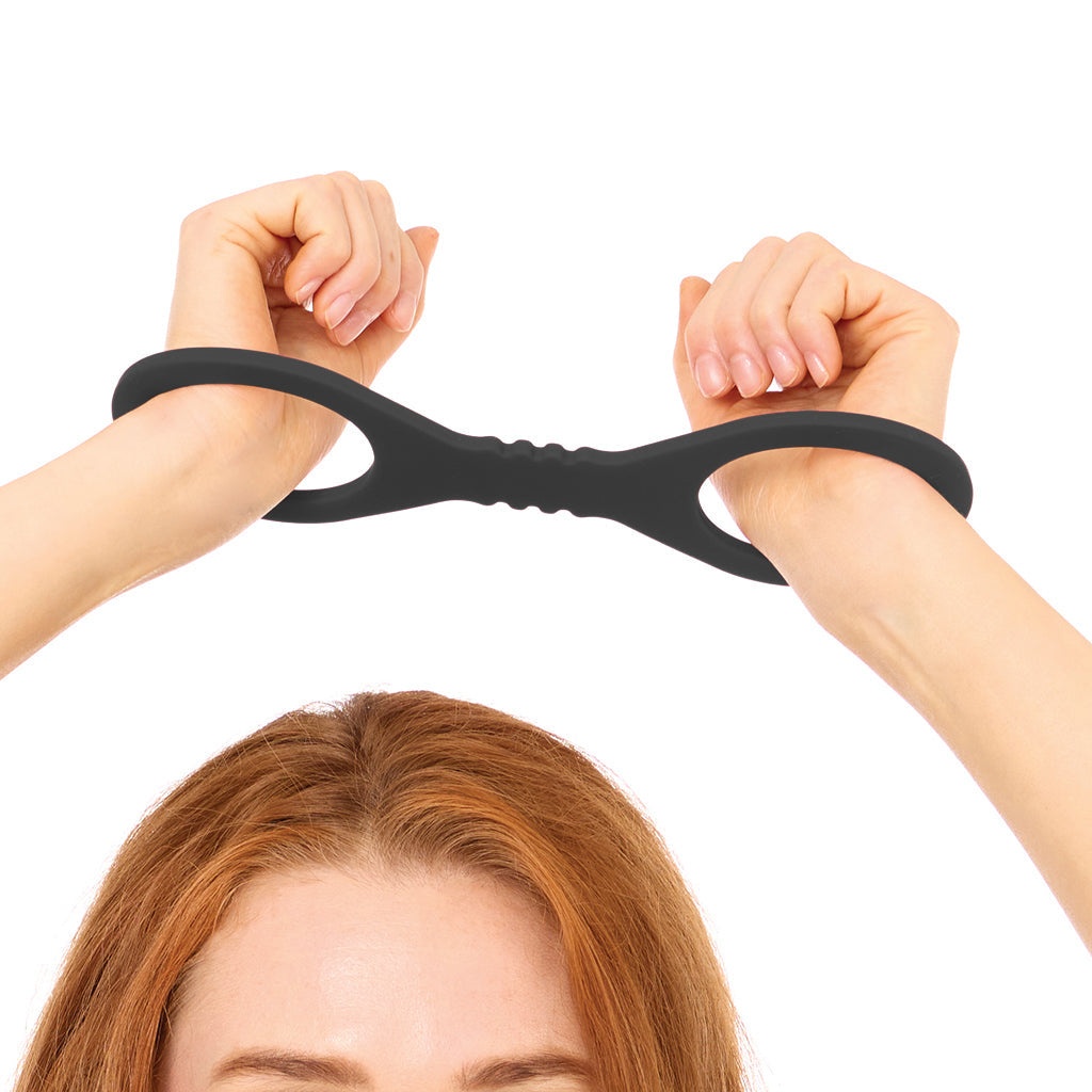 Sex & Mischief Shadow Silicone Cuffs in Small