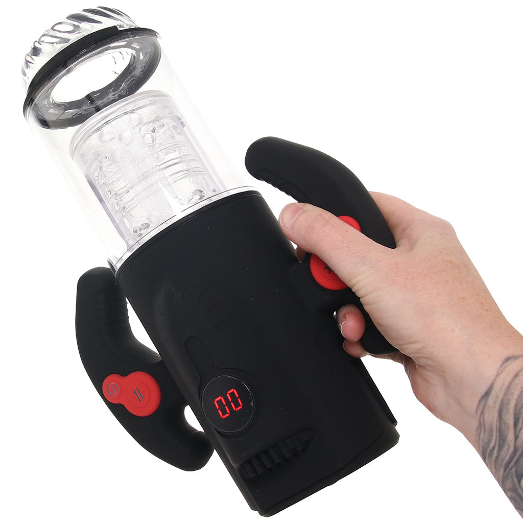 Jock Turbo Max Spinning, Thrusting & Sucking Masturbator