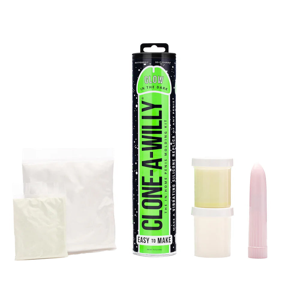 Clone-A-Willy Vibrator Kit in Glow in the Dark