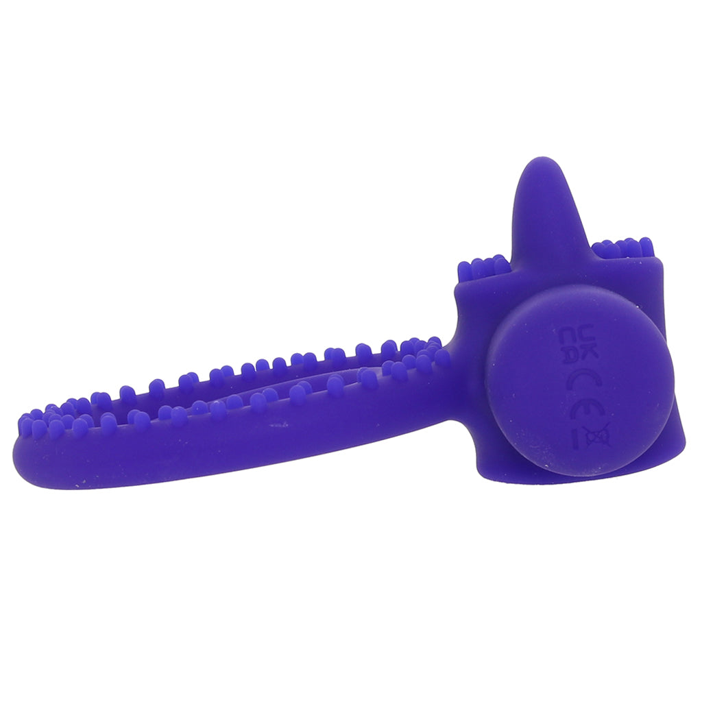 CalExotics Dual Climaxer Vibrating Ring - Vibrators - HoneyHugs Canada (View 3)