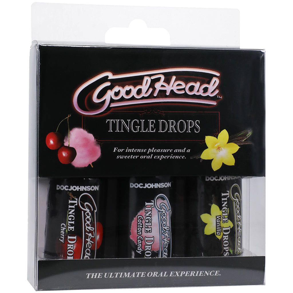 GoodHead Tingle Drops: Menthol-Infused Flavored Oral Enhancer Trio
