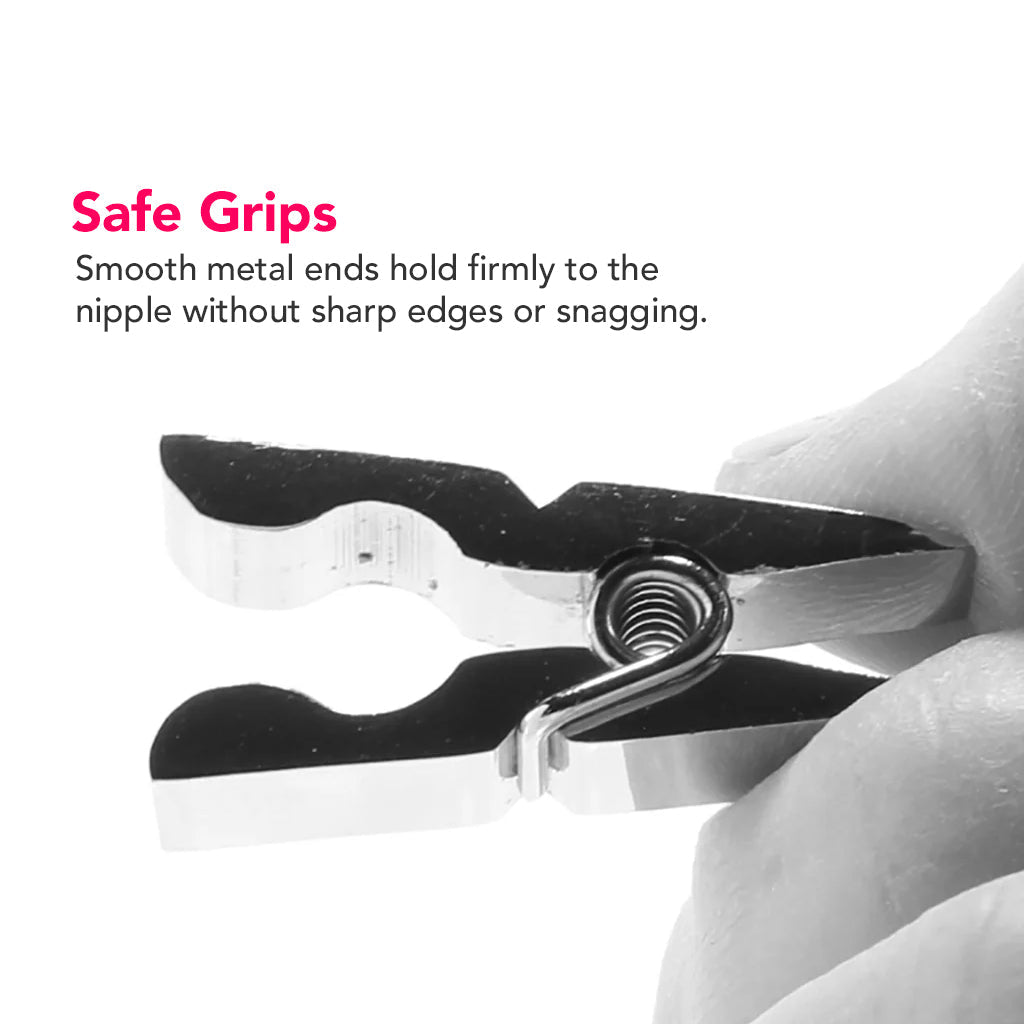 Rouge Luxury Stainless Steel Nipple Pegs: Exquisite Pinch & Temperature Play