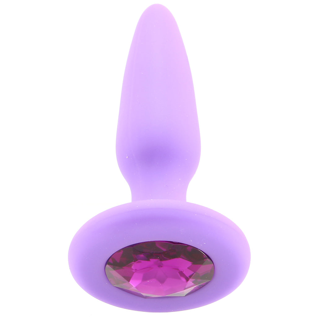 Glams Mini Purple Gem: Discreet Luxury Silicone Butt Plug for Elegant Exploration