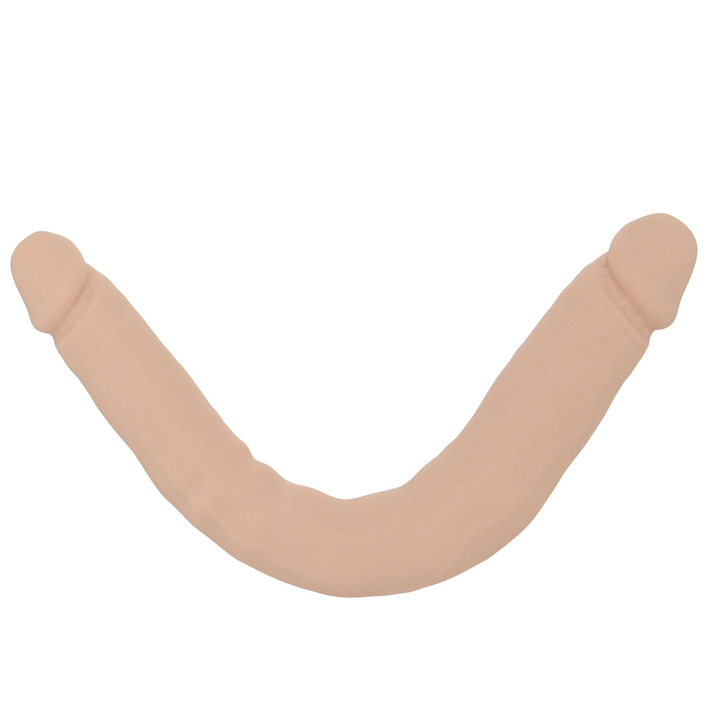Silicone Studs Bend & Hold 12 Inch Dildo in Light