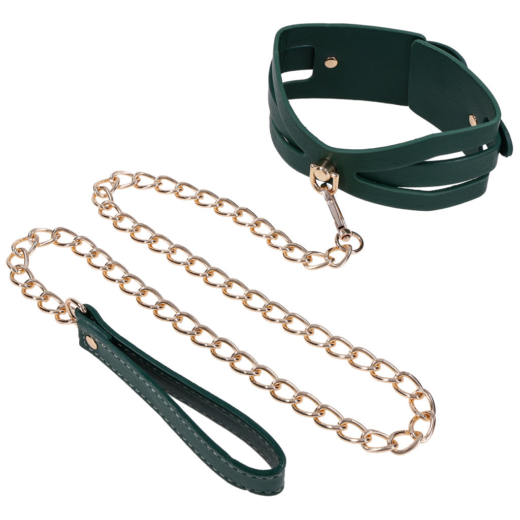 Sex & Mischief Indica Cutout Collar and Leash