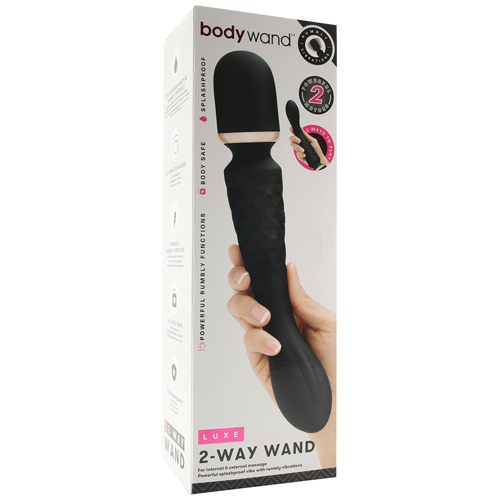BodyWand BodyWand Luxe 2-Way Wand in Black - Magic Wands - HoneyHugs Canada (View 6)
