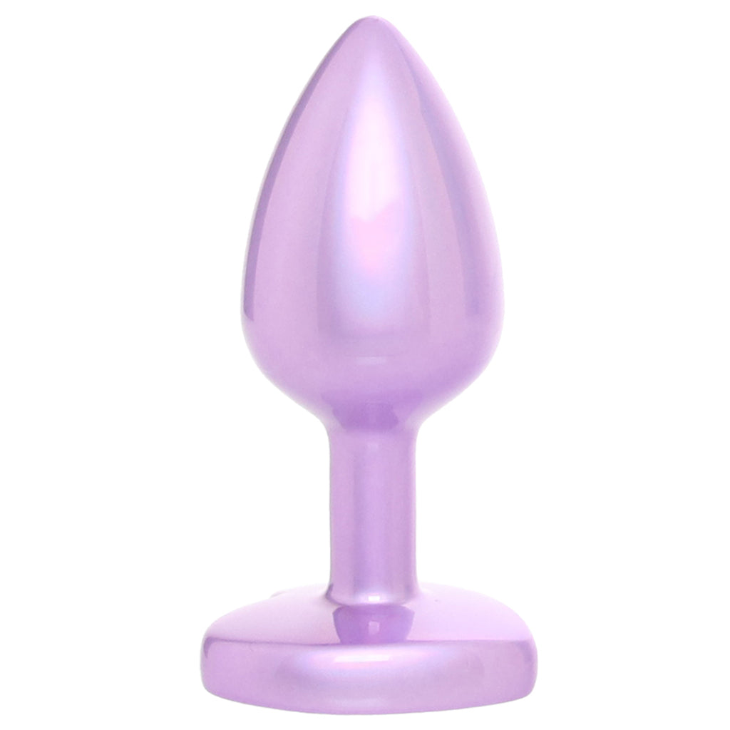 Jewel Amethyst Heart Plug in Small