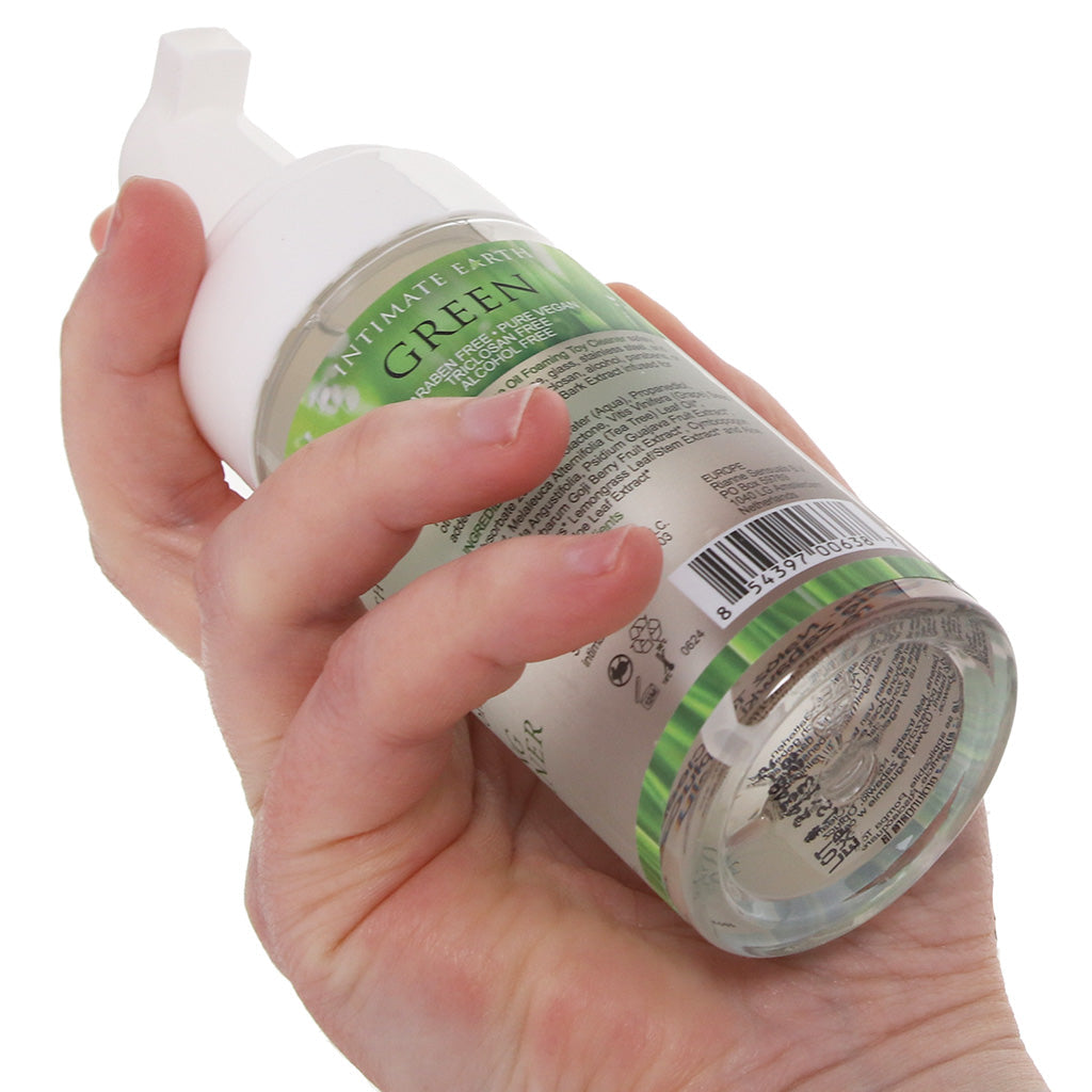 Green Foaming Toy Cleaner in 3.4oz/100ml
