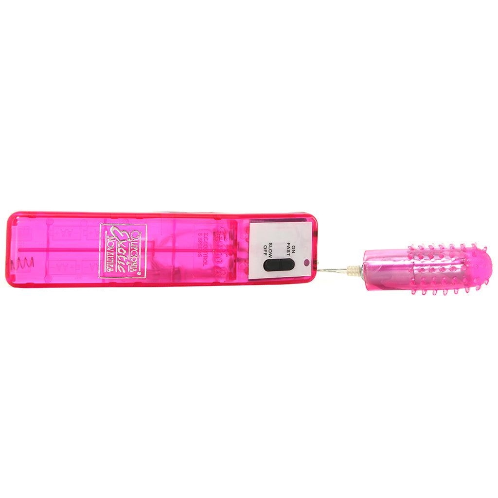 CalExotics Turbo 8 Accelerator: Pink Bullet Vibrator for Exquisite 8-Speed Pleasure