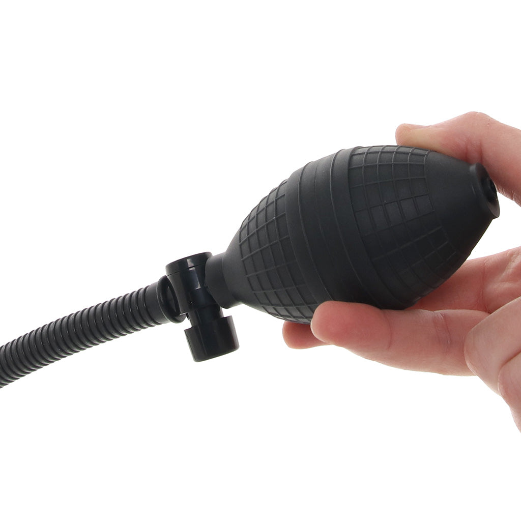 Jock Pump Up Bulb Penis Pump with Pressure Gauge