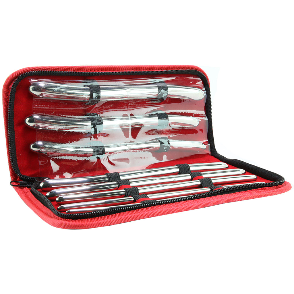 Rouge Elite: Stainless Steel Hegar Sounding Set for Refined Urethral Play
