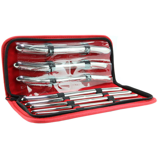 Rouge Elite: Stainless Steel Hegar Sounding Set for Refined Urethral Play