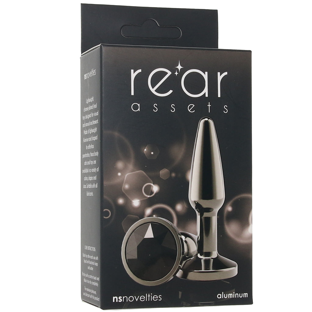 Rear Assets Small Tapered Butt Plug in Gunmetal
