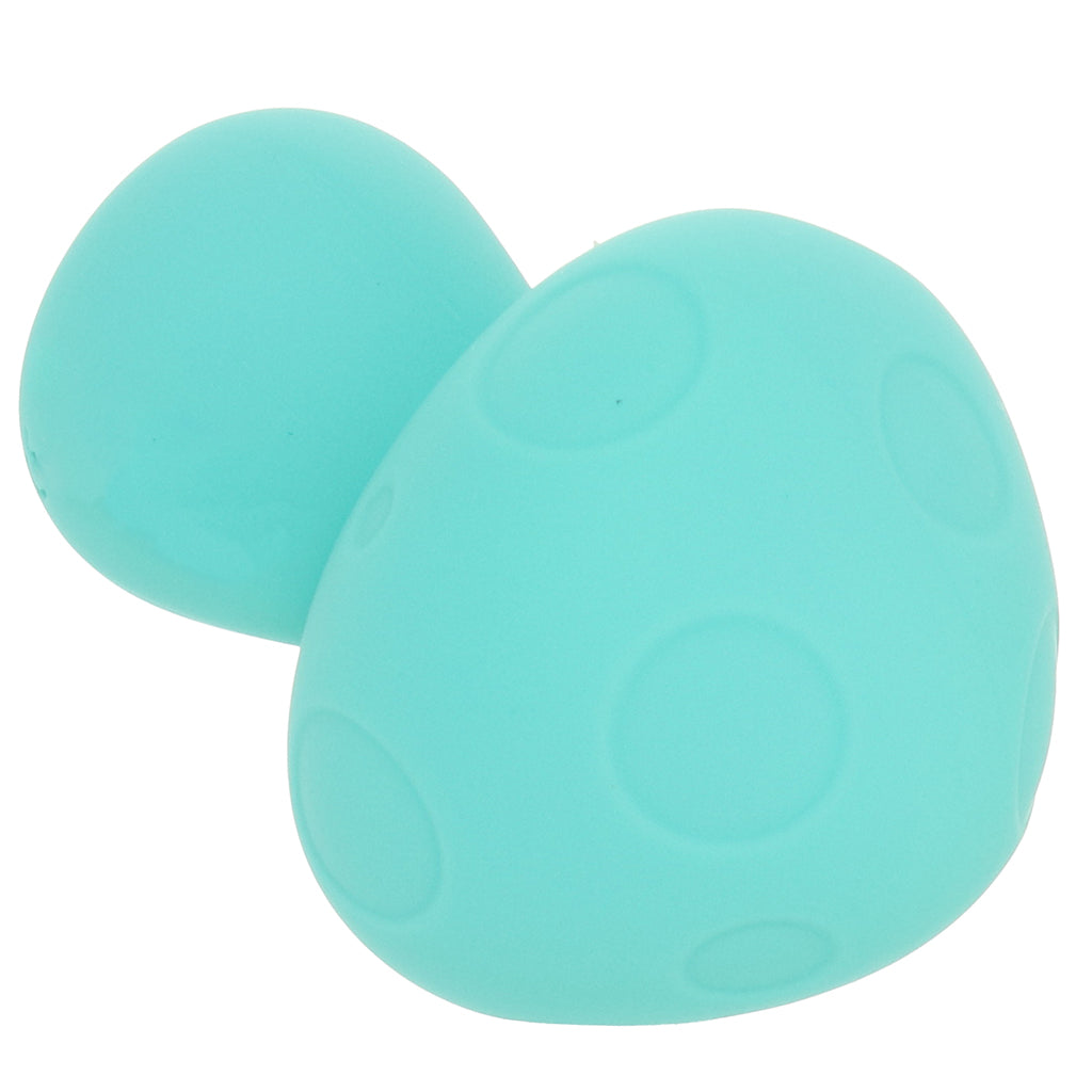 Doc Johnson Mochi Silicone Mushroom Mini Vibe in Teal - Vibrators - HoneyHugs Canada (View 3)