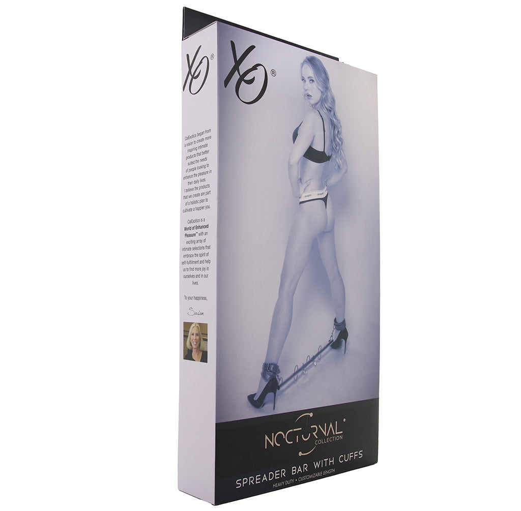 Nocturnal Collection Adjustable Spreader Bar & Cuffs - Command Your Desires