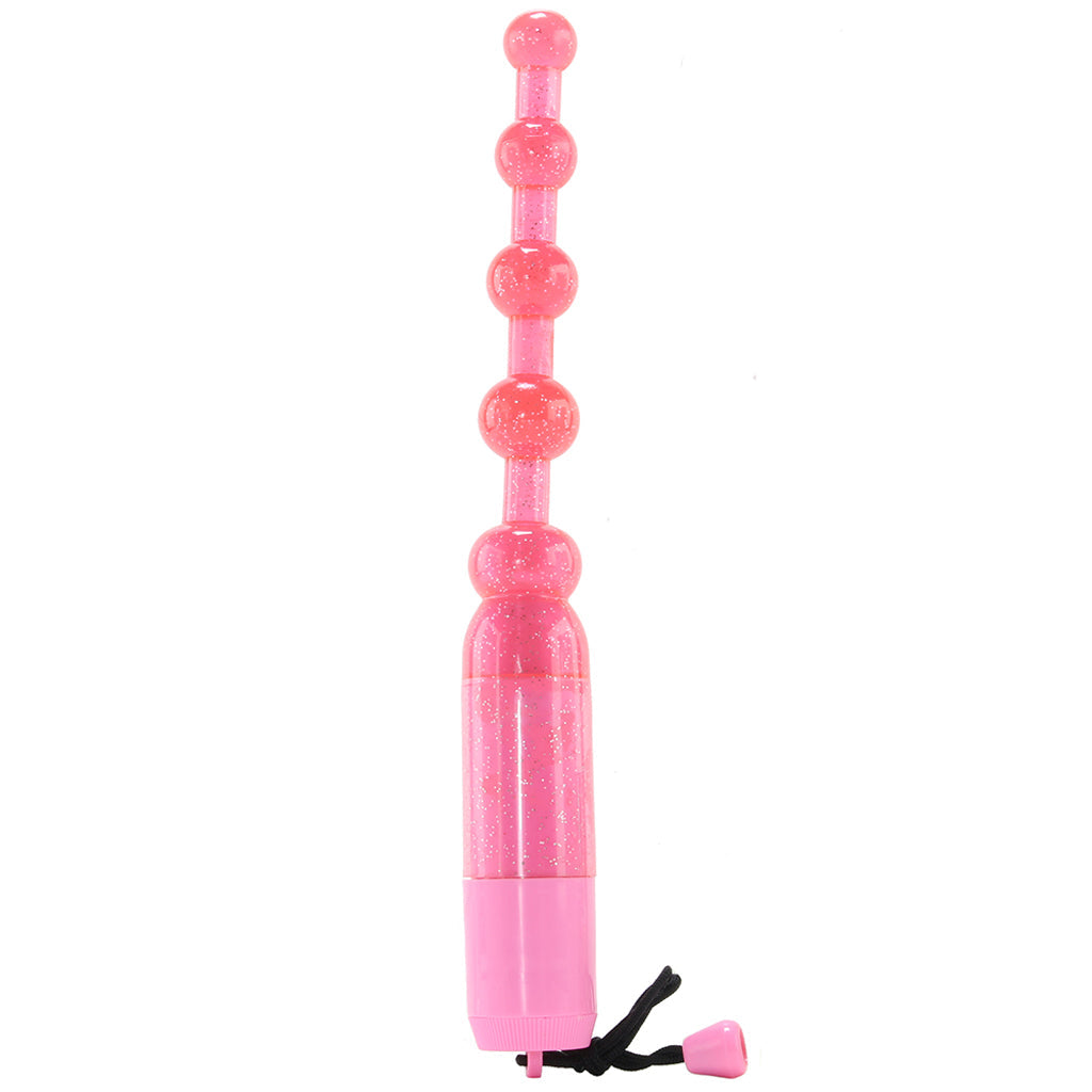CalExotics Waterproof Vibrating Pleasure Beads in Pink - Vibrators - HoneyHugs Canada