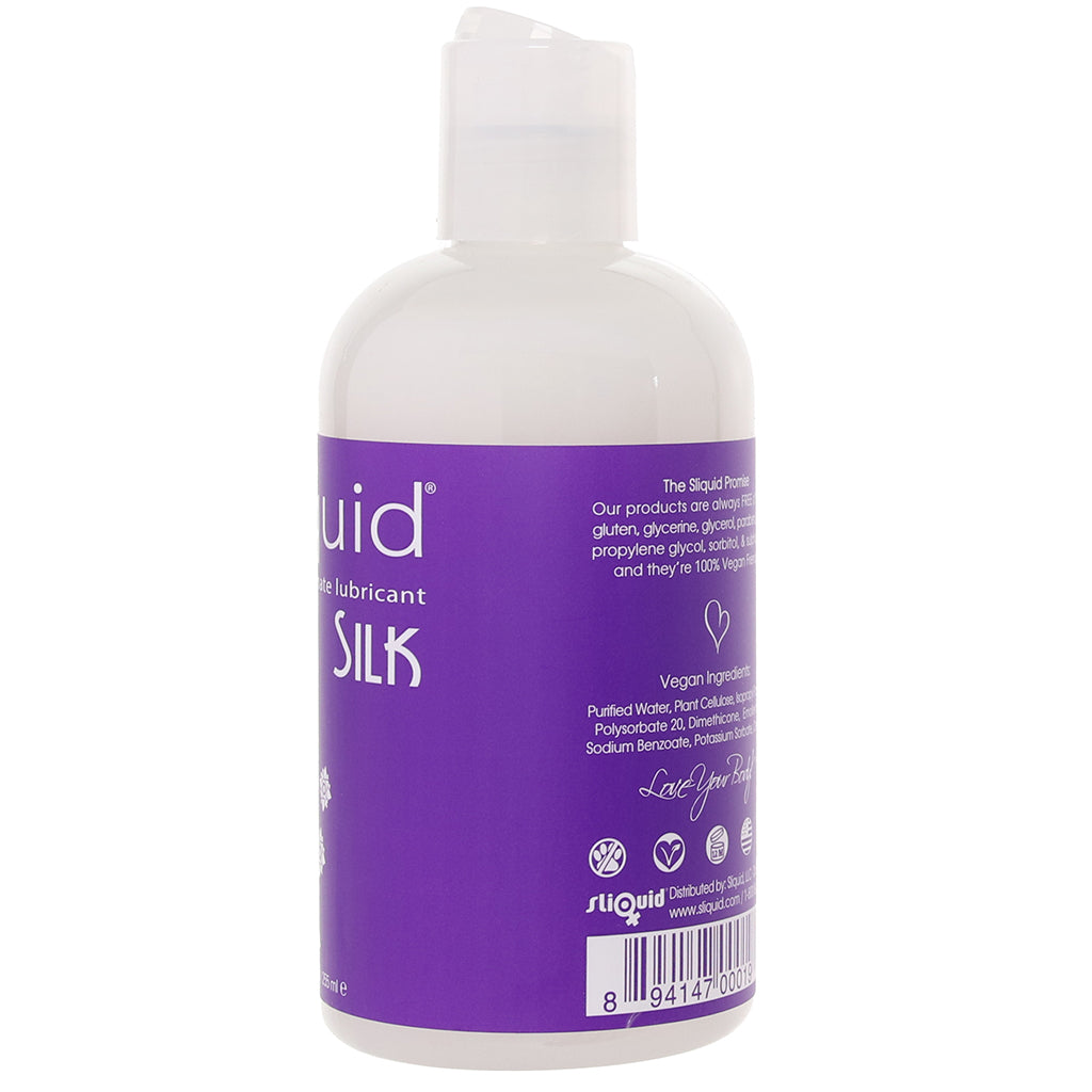 Sliquid Naturals Silk Hybrid Lubricant 8.5oz – Unrivaled Silky Smoothness for Intimate Pleasure