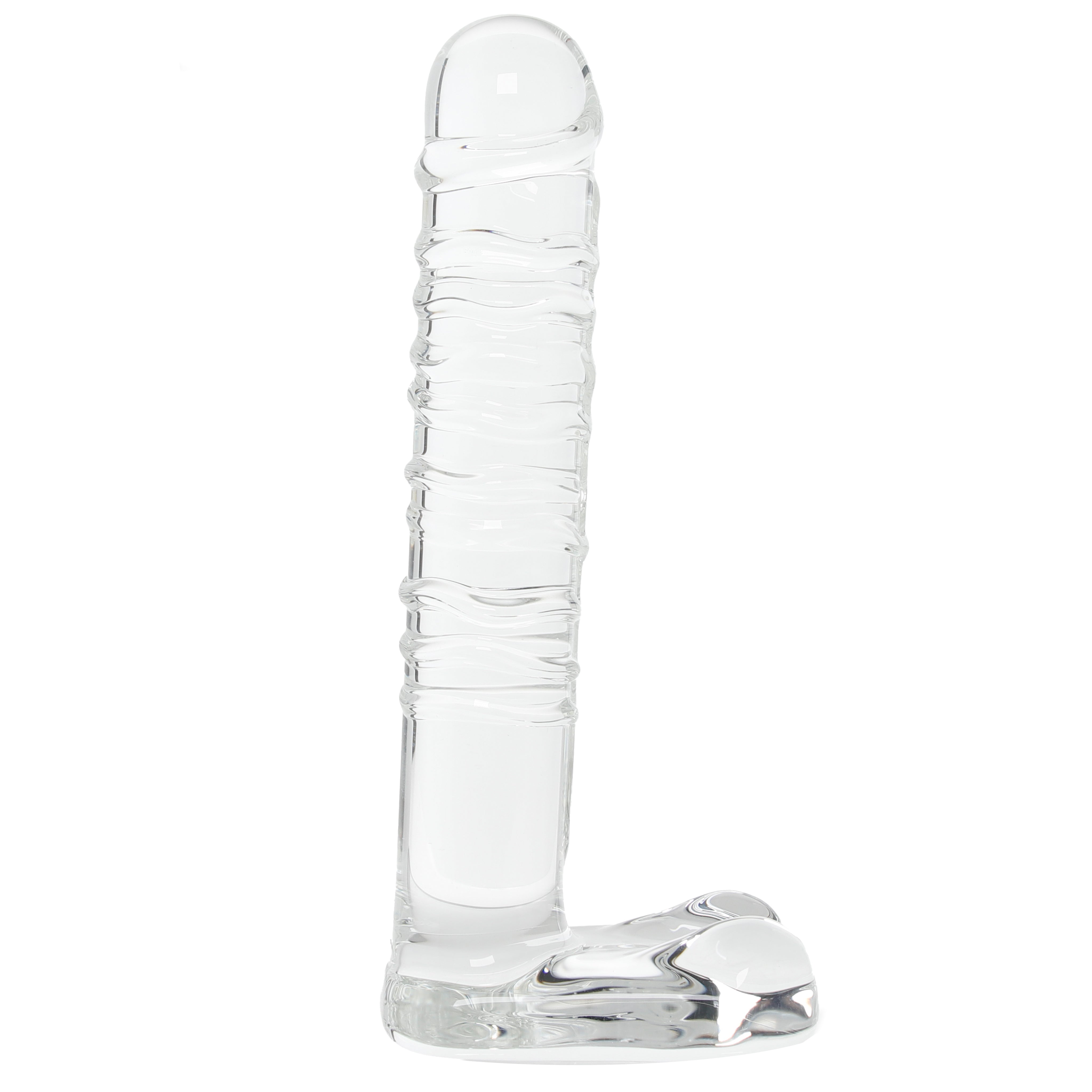 Clarity Seraphic Serenade Ballsy Glass Dildo