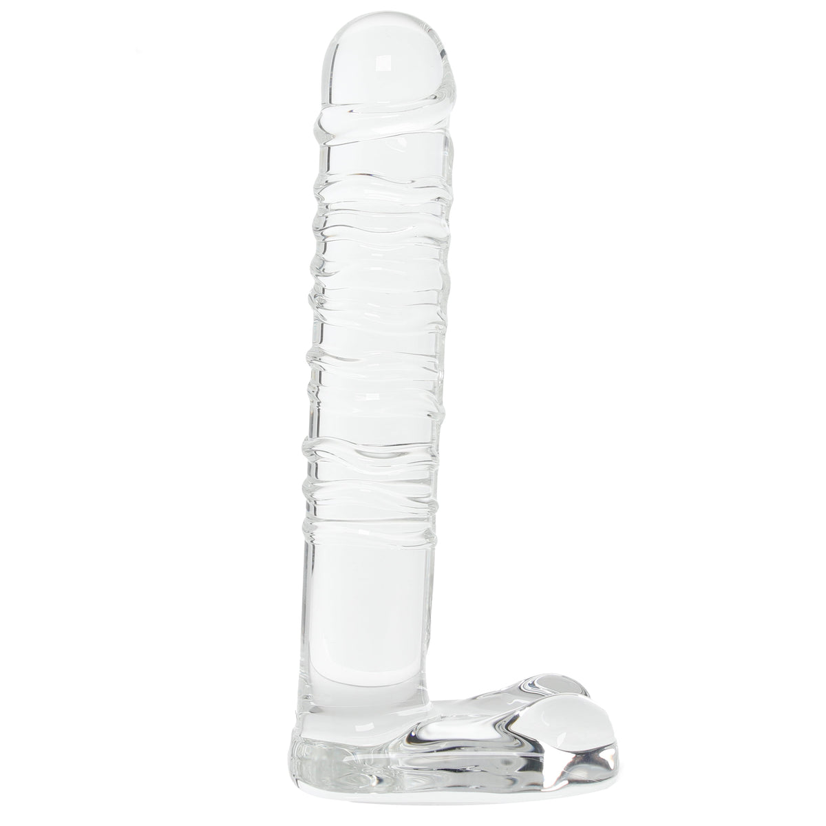 Clarity Seraphic Serenade Ballsy Glass Dildo